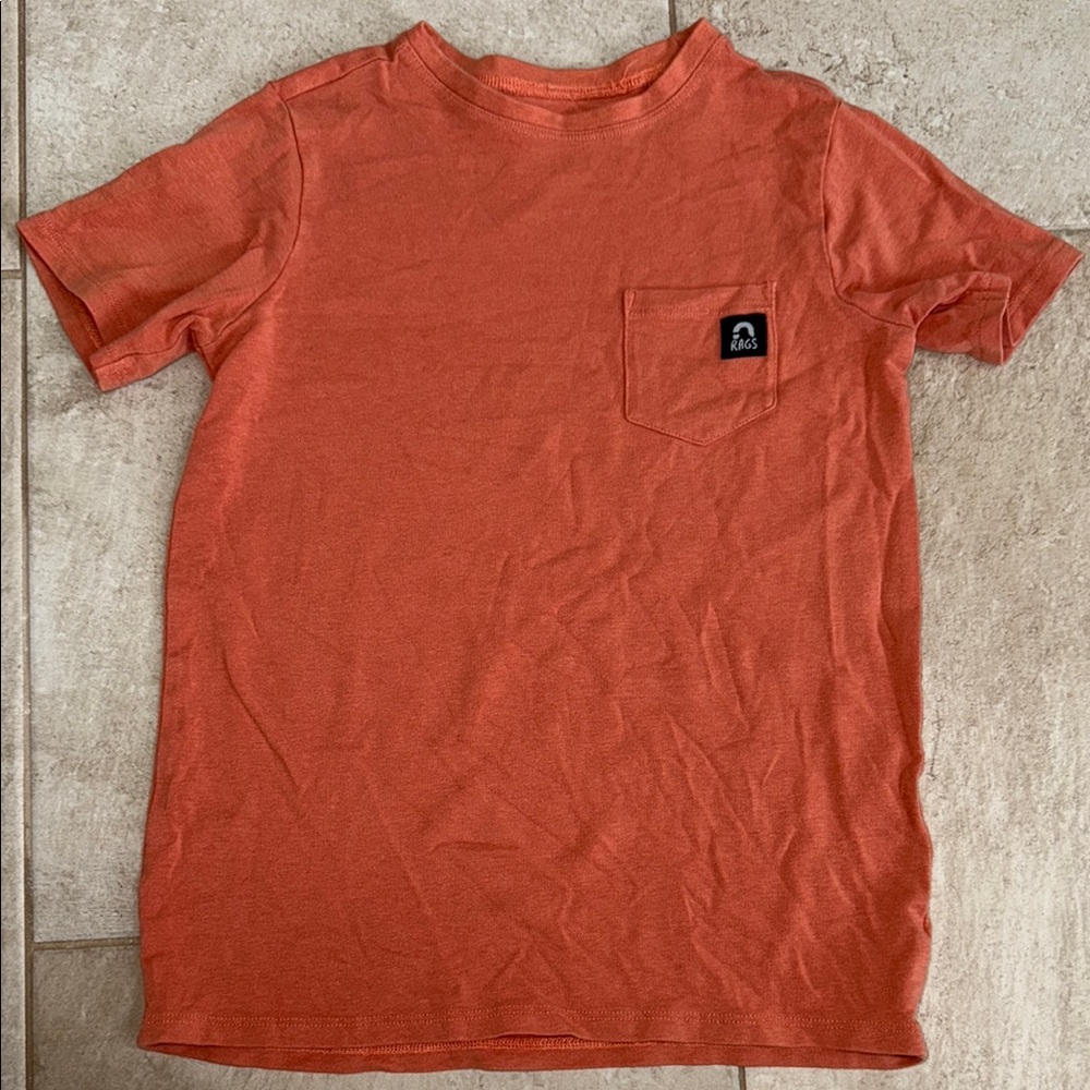 Rags to Raches Orange Short Sleeve Tee
